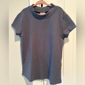 Abercrombie Kids Gray Fitted Ribbed T-Shirt